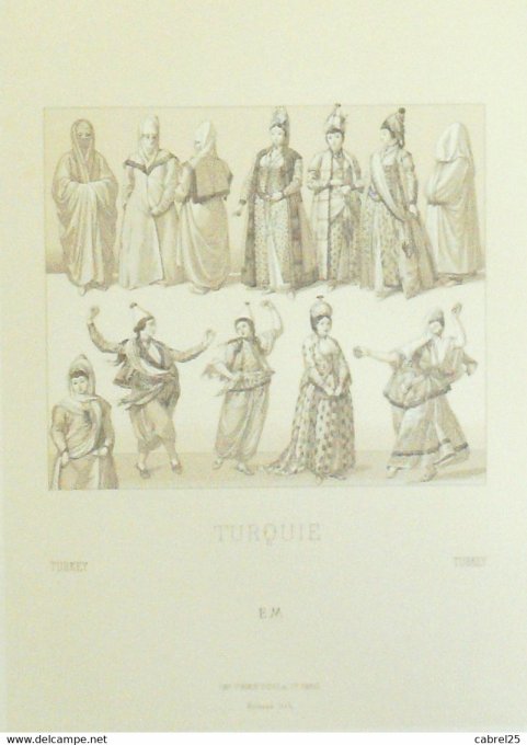 Turquie MAHOMETANE DANSEUSE TSCHENGUYS BALADINS
