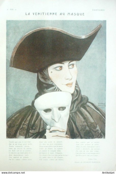 Fantasio 435 1925 Barbier Dufour Guillaume Pem Willette Mirande