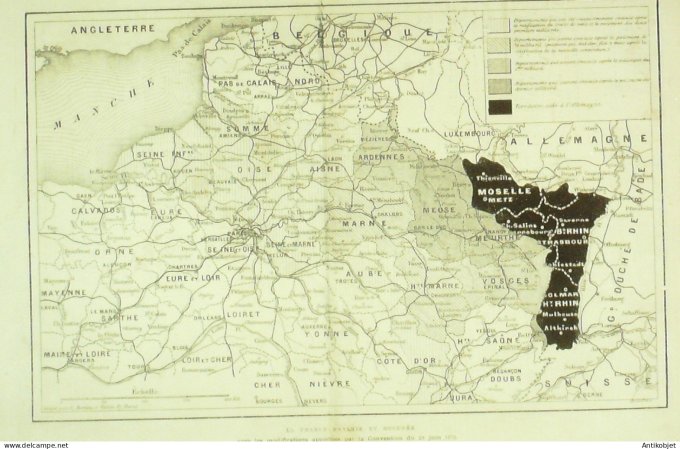 Le Monde illustré 1872 n°796 Morvan (58) Espagne Bizcarra Ulibarri Strasbourg (67)