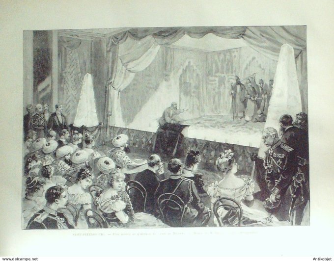 Le Monde illustré 1893 n°1874 Dahomey Abomey Angleterre Bornemouth Boscombe Towers