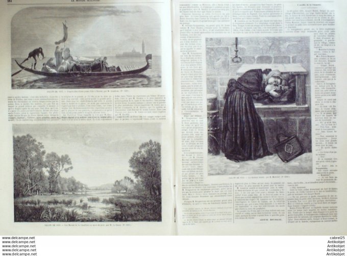 Le Monde illustré 1859 n°106 Italie Turin Venise Viet-Nam Saîgon Bordeaux (33)