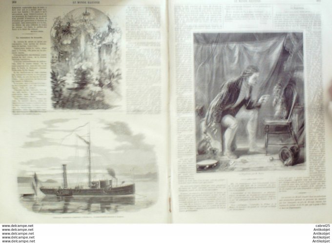 Le Monde illustré 1859 n°106 Italie Turin Venise Viet-Nam Saîgon Bordeaux (33)