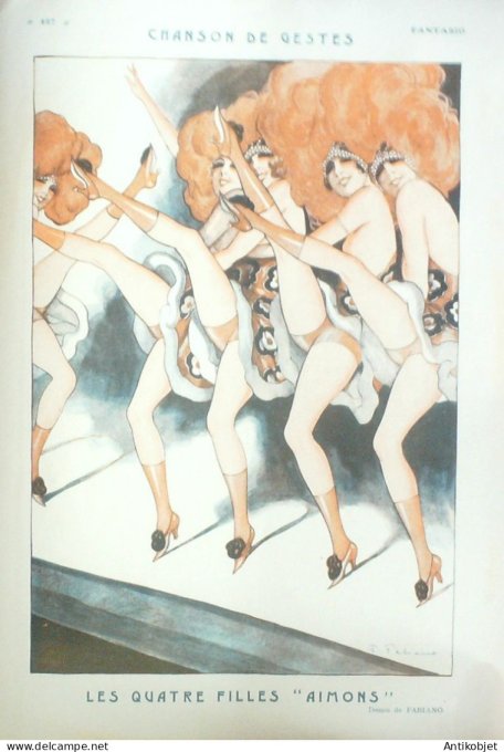 Fantasio 435 1925 Barbier Dufour Guillaume Pem Willette Mirande