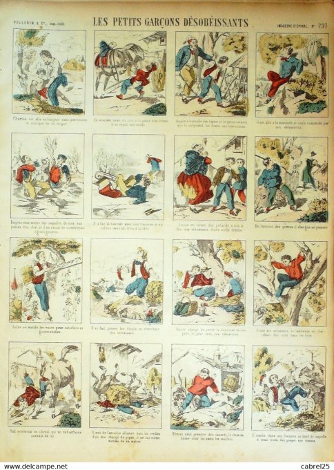 Les Petits Garcons Desobeissants (Pellerin d'epinal)