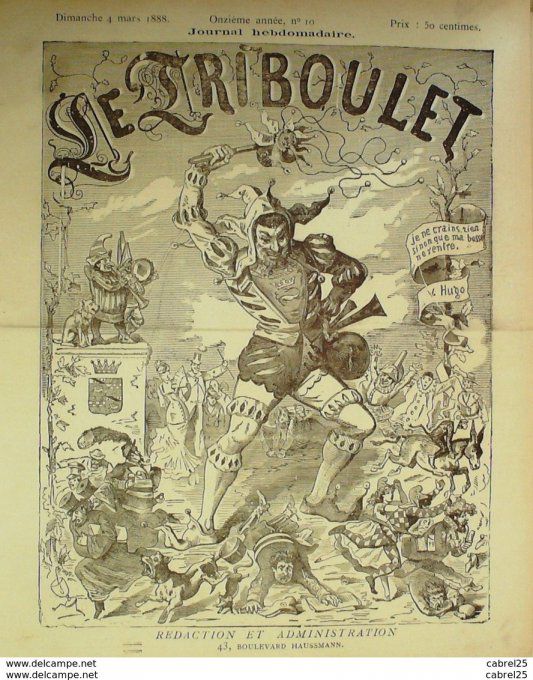 Le Triboulet 1888 n°10 BLASS CHASSEZAC LILIO GRELOT CZARDAS