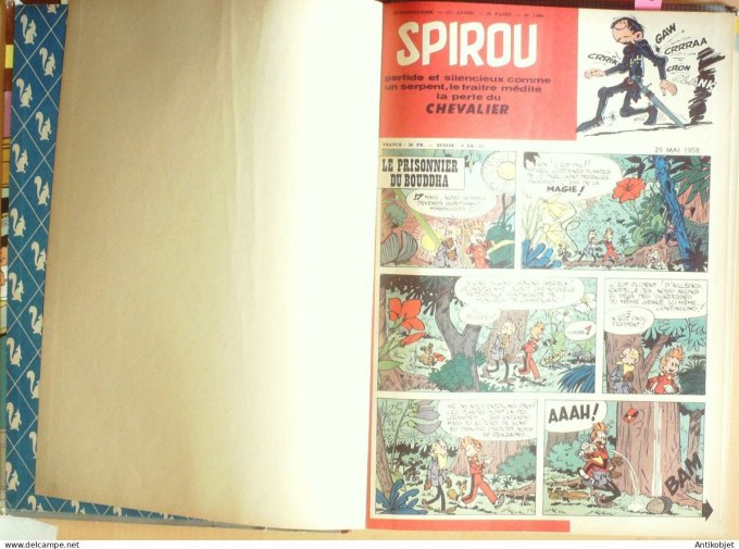 Album Spirou 67 Dupuis (n°1050-1060) 1958 (29-05 au 07-08) Eo complet