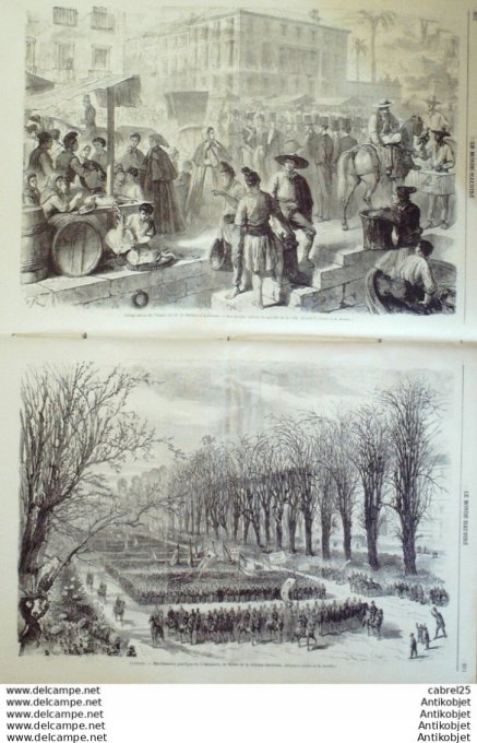 Le Monde illustré 1866 n°505 Buenos Aires Suède Types Portugal Lisbonne Angleterre Londres