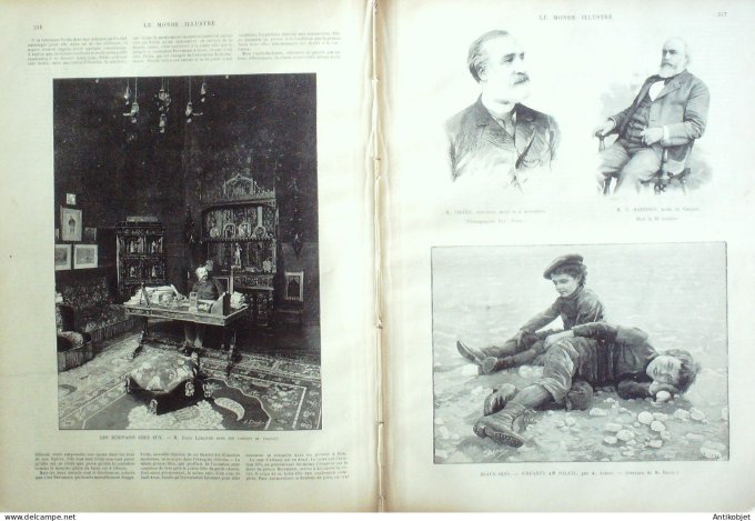 Le Monde illustré 1893 n°1911 Maroc Melilla Maubeuge (59) Etats-Unis Chicago
