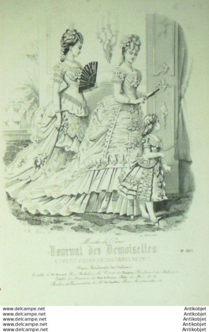 Journal de Demoiselles 1874 # 3977 (Maison Bricard)