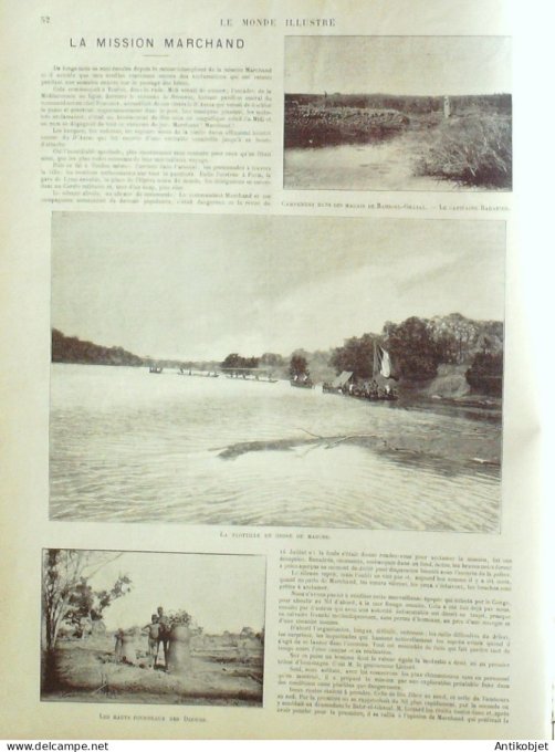 Le Monde illustré 1900 n°2235 Afrique-Sud Prétoria Fachoda Transvaal Fourgon électrique