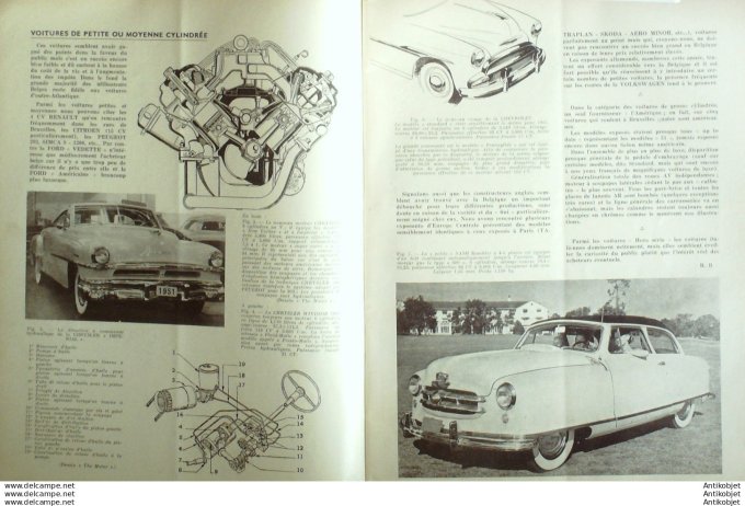 R.T Automobile Renault 505 CADILLAC 49 50 1951