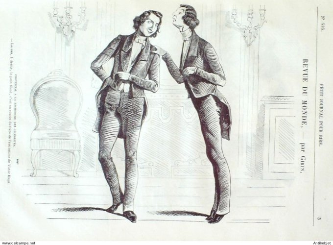 Petit journal pour Rire 1864 # 535 Cabotinades Lefils