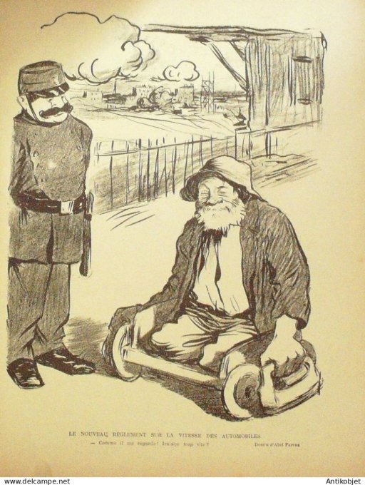Le Rire 1901-08- 3 # 352 Journal humoristique Ed.Originale St-Alphonse