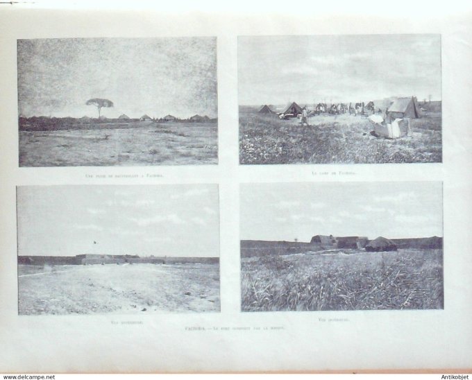 Le Monde illustré 1900 n°2235 Afrique-Sud Prétoria Fachoda Transvaal Fourgon électrique