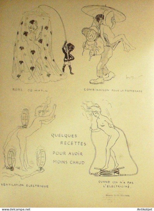 Le Rire 1901-08- 3 # 352 Journal humoristique Ed.Originale St-Alphonse