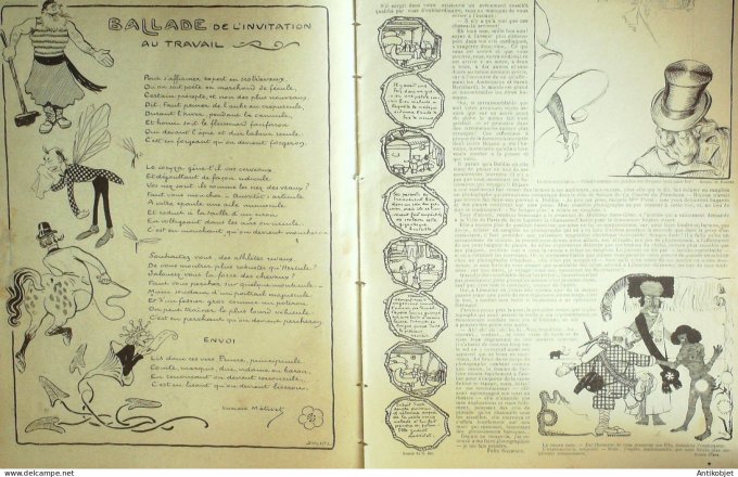 Le Rire 1901-08- 3 # 352 Journal humoristique Ed.Originale St-Alphonse