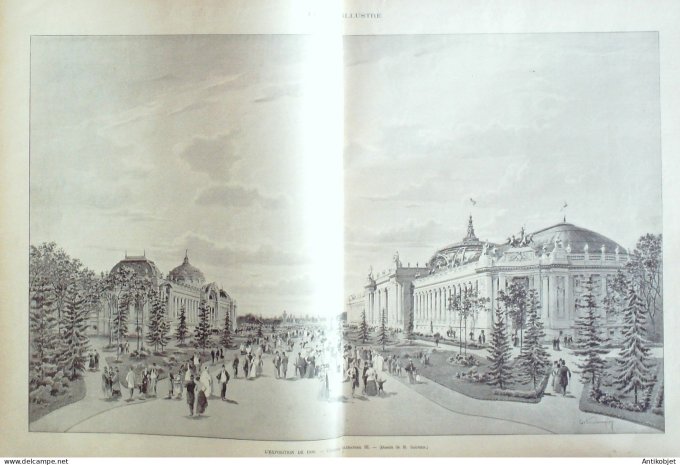 Le Monde illustré 1900 n°2235 Afrique-Sud Prétoria Fachoda Transvaal Fourgon électrique