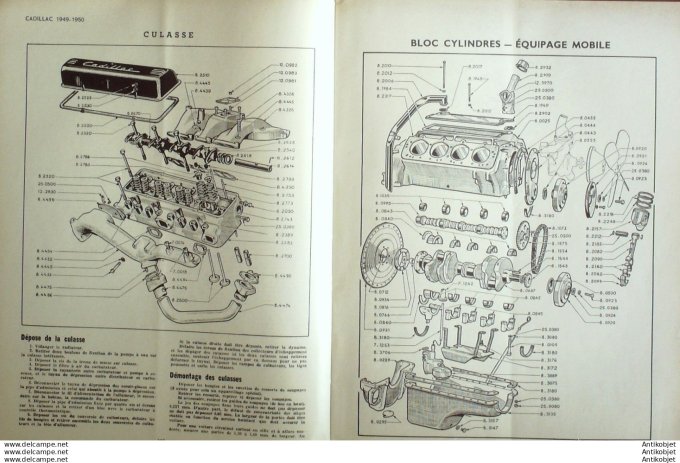 R.T Automobile Renault 505 CADILLAC 49 50 1951