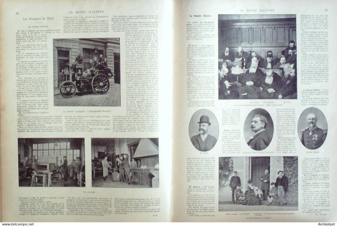 Le Monde illustré 1900 n°2235 Afrique-Sud Prétoria Fachoda Transvaal Fourgon électrique