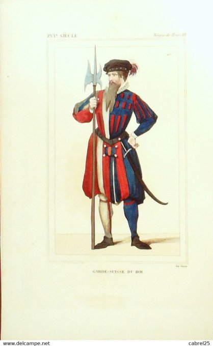 Garde Suisse du roi sous Henri III 1852