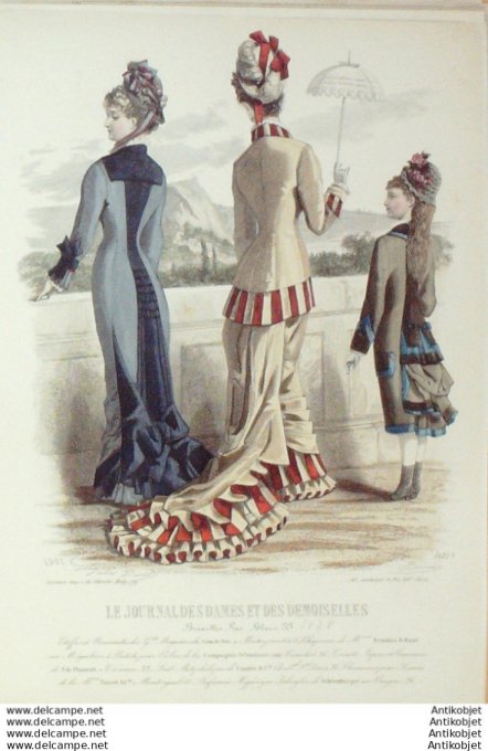 Journal des Dames Demoiselles 1876 # 1521 (Maison Plument)