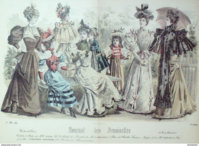Journal de Demoiselles 1894 # 4988 (Maison Thirion) Gd format