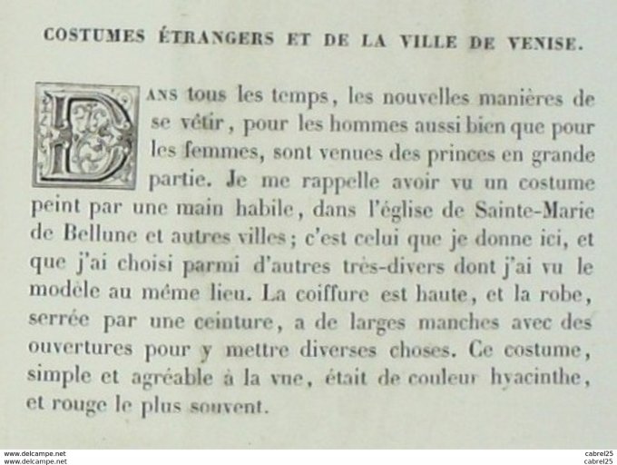 Italie VENISE étrangère 1859