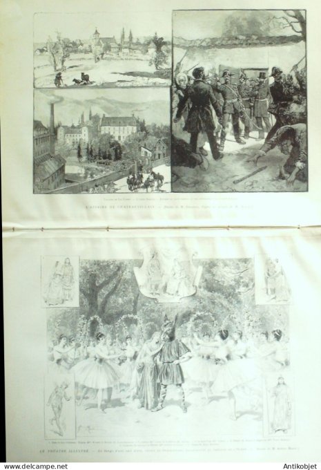 Le Monde illustré 1886 n°1517 affaire du châteauvillain Tour de Nesle François Ier à Benvenuto