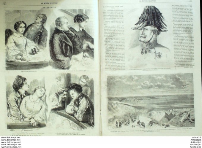 Le Monde illustré 1859 n°107 Toulon (83) Pré-Catelan (92) Allemagne Lanterbrunnen