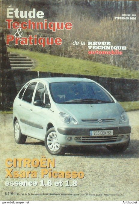 Etude Tech. Automobile 2002 n°650 Citroen Xsara Picasso