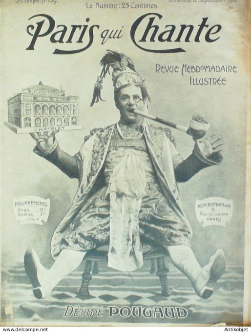 Paris qui chante 1905 n°139 Pougaud numéro Spécial