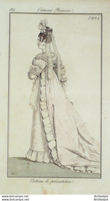 Costume Parisien 1814 # 1412 Costume de présentation