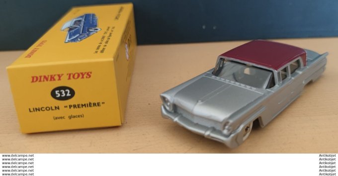 Lincoln Premiere grise bordeaux Dinky Toys Atlas 1:43 sans boite