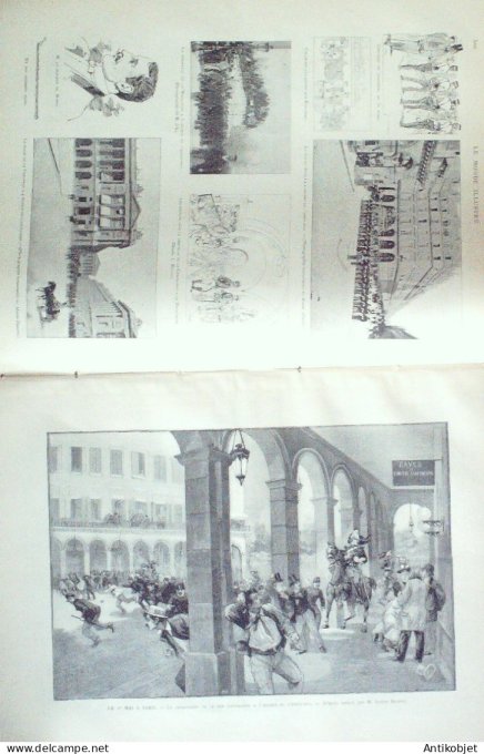 Le Monde illustré 1890 n°1728 Paris élections municipales délégation des syndicats ouvriers