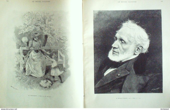 Le Monde illustré 1890 n°1728 Paris élections municipales délégation des syndicats ouvriers