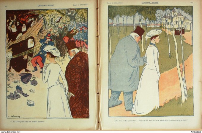 L'Assiette au beurre 1909 # 420 L'Affaire Bassot Galanis Poncet Wagner