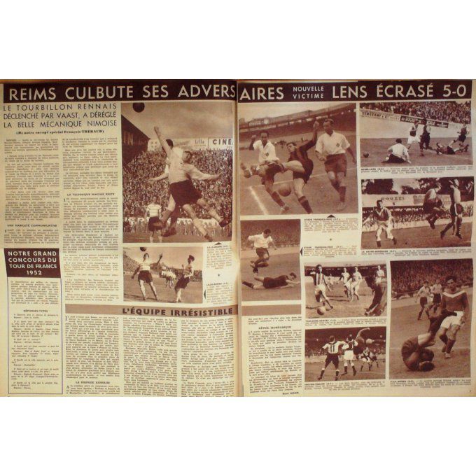 Miroir Sprint 1952 #  327 15 Sep Zatop Ek Reims/Bordeaux Lyon/Pe Rpignan France/Finlande