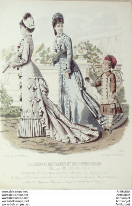 Journal des Dames Demoiselles 1877 # 1528 (Maison Scabieuse)