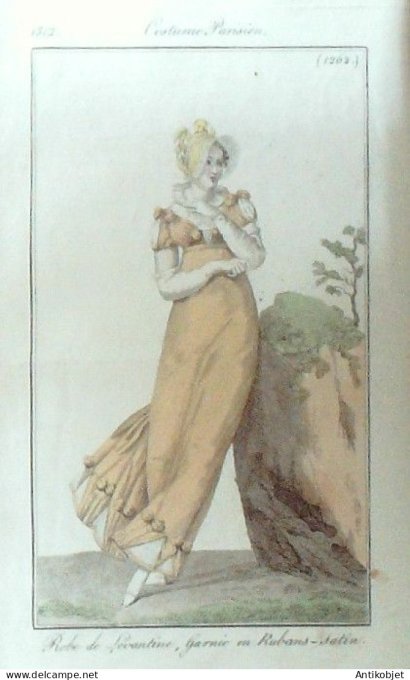Costume Parisien 1812 # 1262 Robe de Levantine