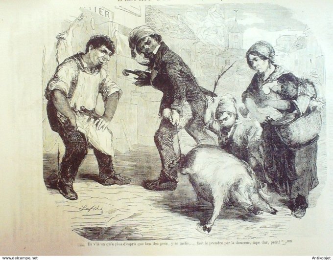 Petit journal pour Rire 1860 # 335 L'Esprit des betes Lefils
