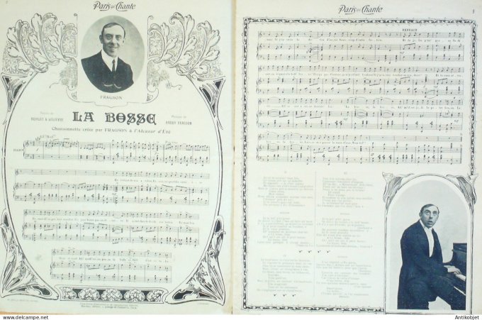 Paris qui chante 1905 n°140 Margyl Fragson Dalba Diaz Napolinette Moriss Limat