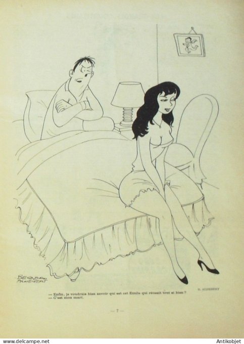 Le Rire 1954-11-15 #  38 Journal humoristique Ed.Originale Aviaton & confort