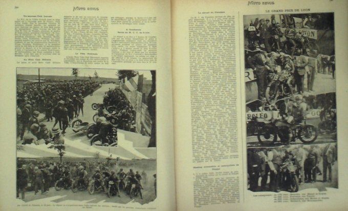 Moto Revue 1929 n° 329 Passet Sidecar 600 Brough Supérior Novi Graissage 2 temps