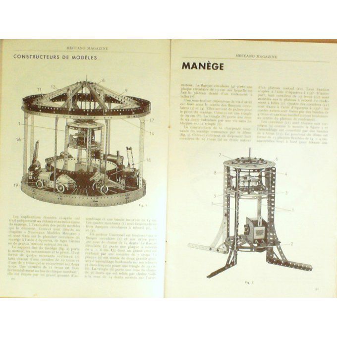 MECCANO MAGAZINE-AUTOCAR CHAUSSON-MANEGE-SALLA II-FIREBIRD II-1956