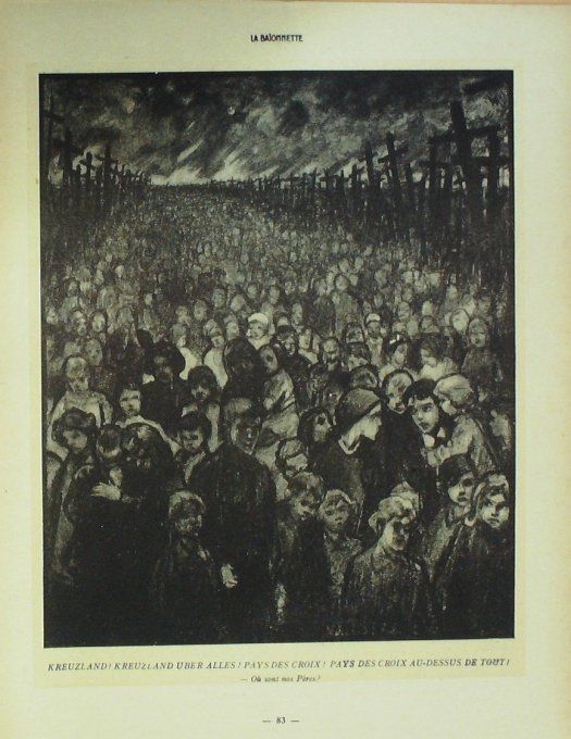 La Baionnette 1916 n°032 (Raemaekers Louis) LIEGE KULTUR BOUCHERIE ORIENTALE