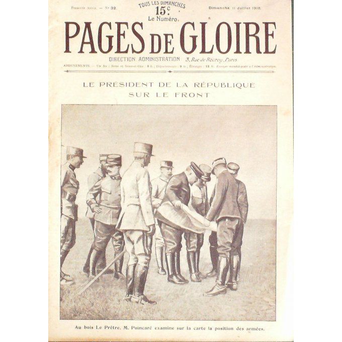 Pages de gloire 1915 n°32 SPAHIS GOUMIERS KRONPRINZ