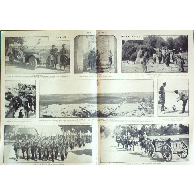 Pages de gloire 1915 n°32 SPAHIS GOUMIERS KRONPRINZ