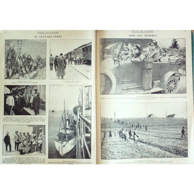 Pages de gloire 1915 n°32 SPAHIS GOUMIERS KRONPRINZ