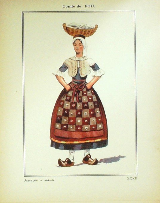 Occitanie Ariege Comte De Foix Femme De Massat 1920 32