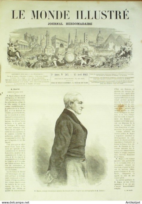 Le Monde illustré 1863 n°315 Mexique Santa-Anna Orizaba Ormesson (78) Cochinchine expédition